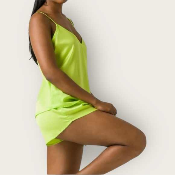 NWT | Ettitude | Signature Sateen Cami Top | Lime Green | Various Sizes - Picture 12 of 12